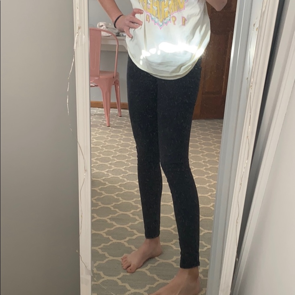 Dark wash skinny jeans